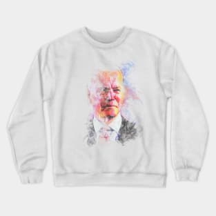 Joe biden pop art illustration Crewneck Sweatshirt